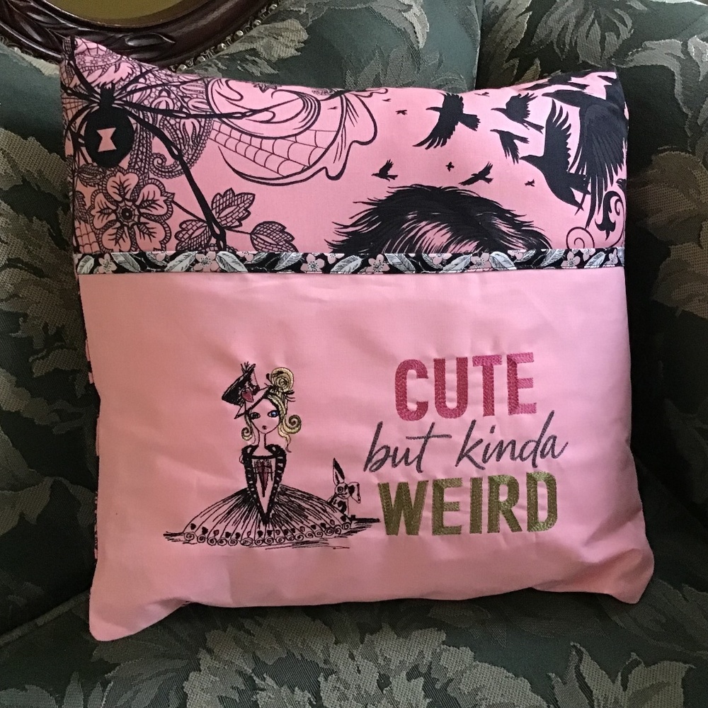 “Cute but kind of Weird”. Pocket pillow